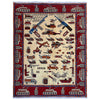 War Rug 4' 1" x 5' 9" (ft) - No. Y37283