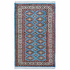 Jaldar Blue Color Hand Knotted Rug 3' 1" x 5' 3" (ft) - No. Y37285