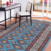 Jaldar Blue Color Hand Knotted Rug 3' 1" x 5' 3" (ft) - No. Y37285