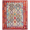 Handmade Vegetable Kilim 5' 1" x 6' 8" (ft) - No. Y37290
