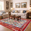 Handmade Vegetable Kilim 5' 1" x 6' 8" (ft) - No. Y37290
