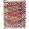 Handmade Vegetable Kelim 5' 1" x 6' 7" (ft) - No. Y37291
