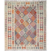 Handmade Vegetable Kilim 5' 0" x 6' 7" (ft) - No. Y37294