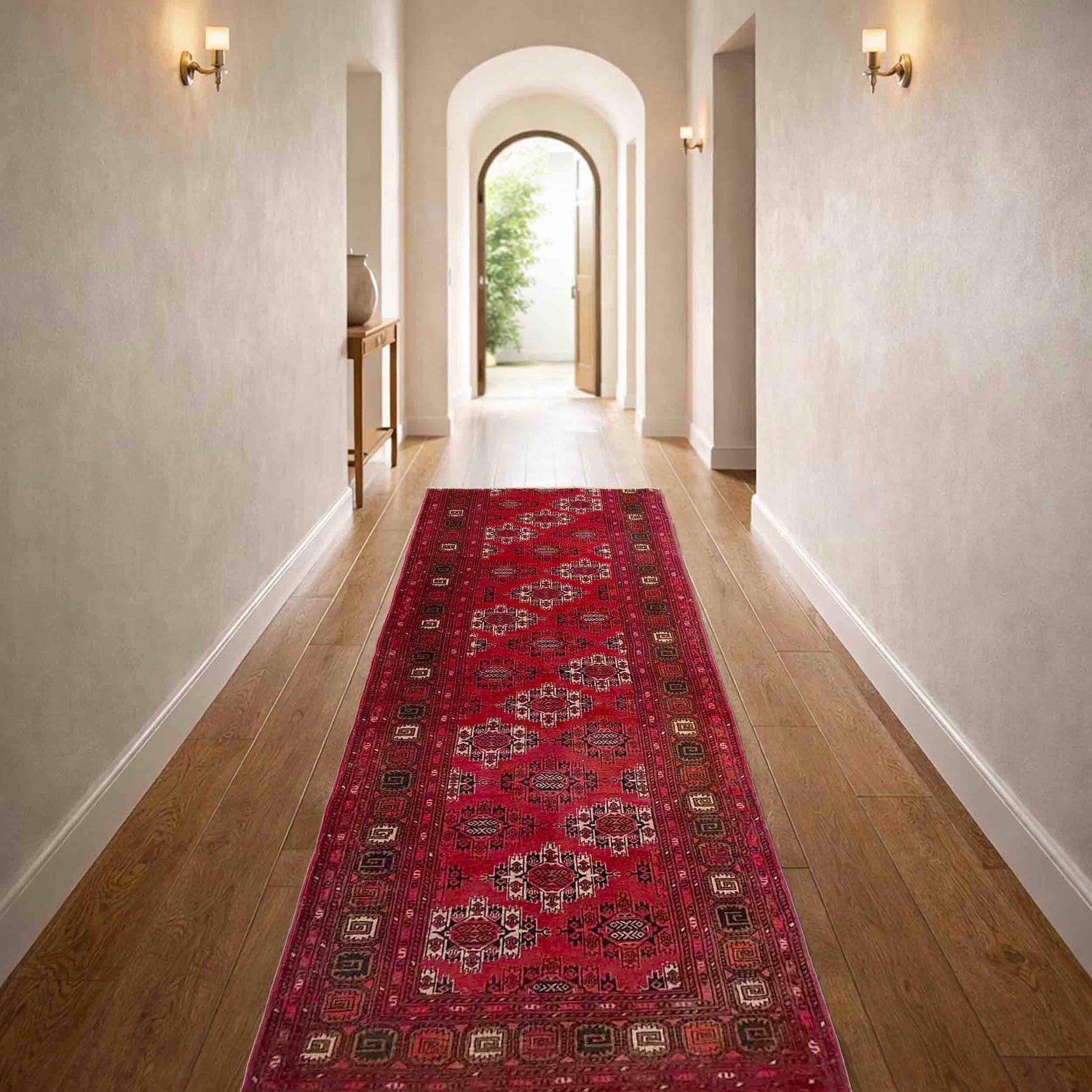 Handmade Khoja Roshnai Runner Rug 2' 5" x 7' 10" (ft) - No. Y37355