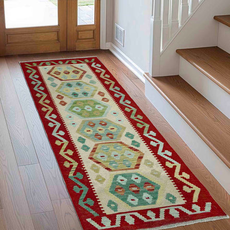 Vegetable Kilim Runner 2' 0" x 5' 8" (ft)- No. Y39095