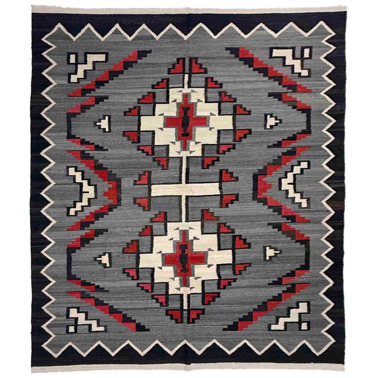 Handmade Vegetable Kilim 6' 4" x 8' 8" (ft) - No. Y39100