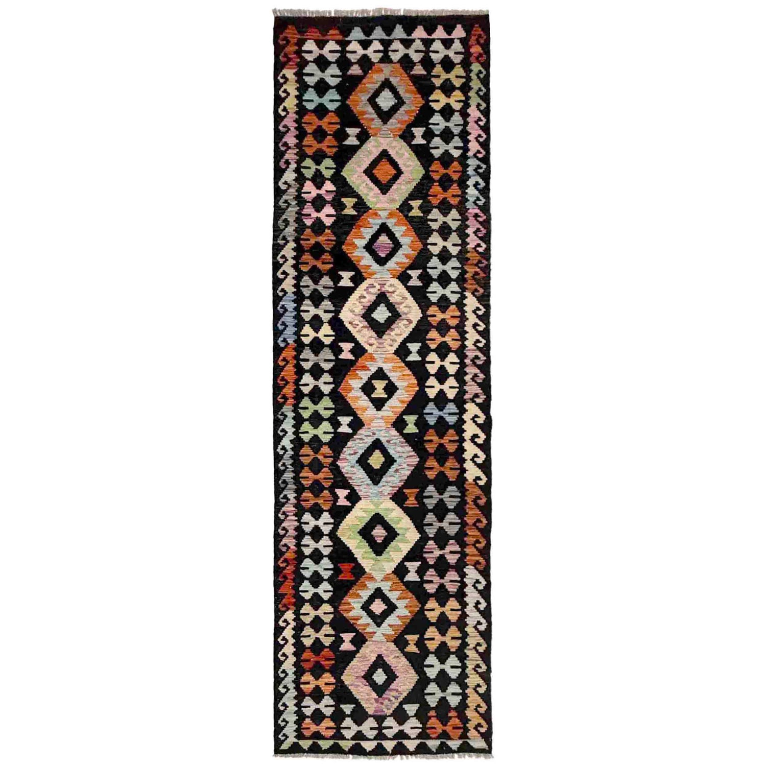 Vegetable Kelim Runner 2' 6" x 9' 9" (ft) - No. Y39105