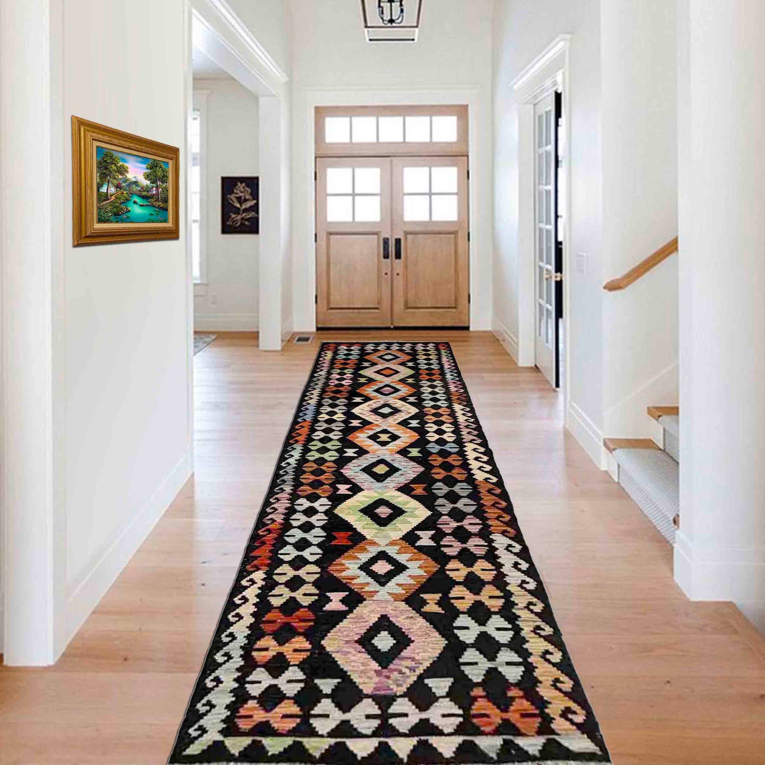 Vegetable Kelim Runner 2' 6" x 9' 9" (ft) - No. Y39105