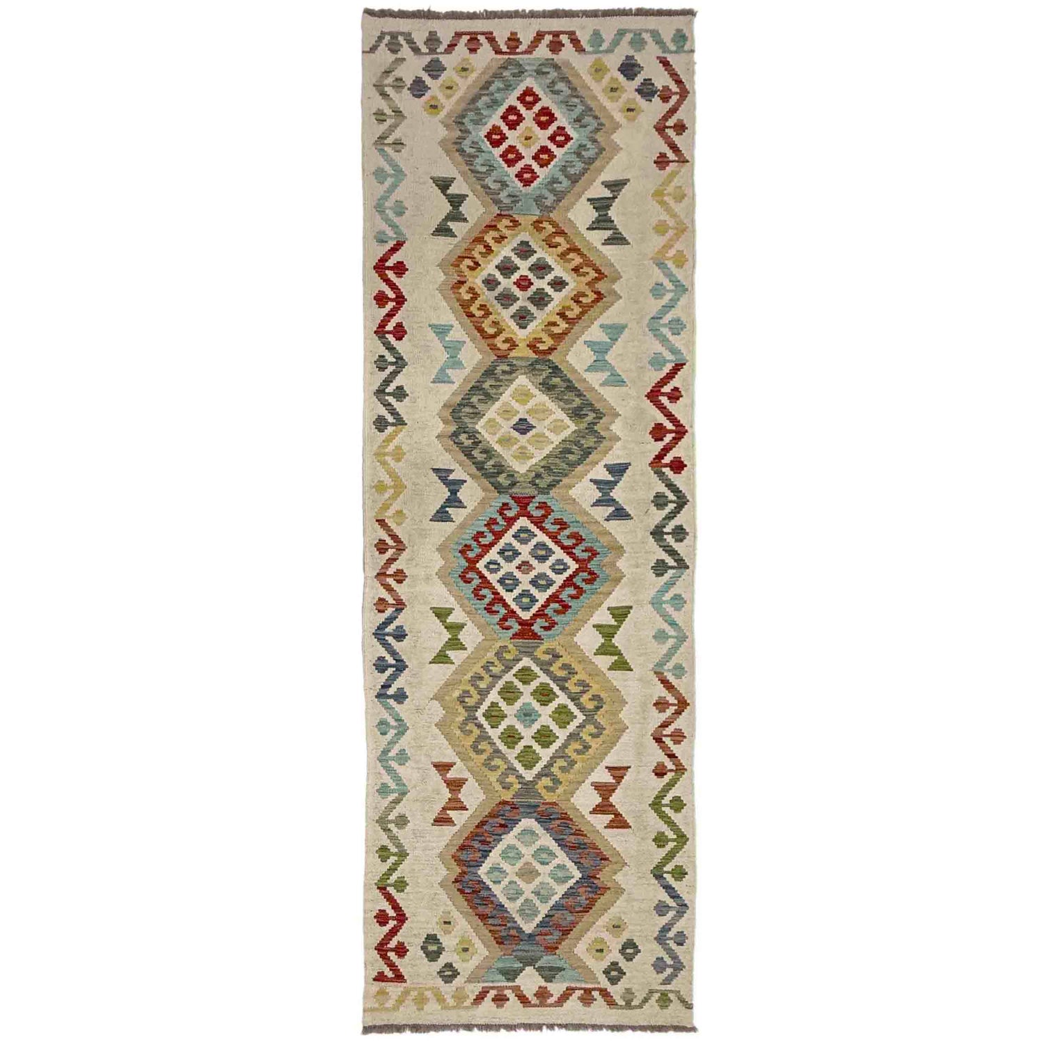 Vegetable Kilim Runner 2' 7" x 9' 5" (ft) - No. Y39106