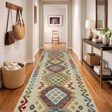 Vegetable Kilim Runner 2' 7" x 9' 5" (ft) - No. Y39106