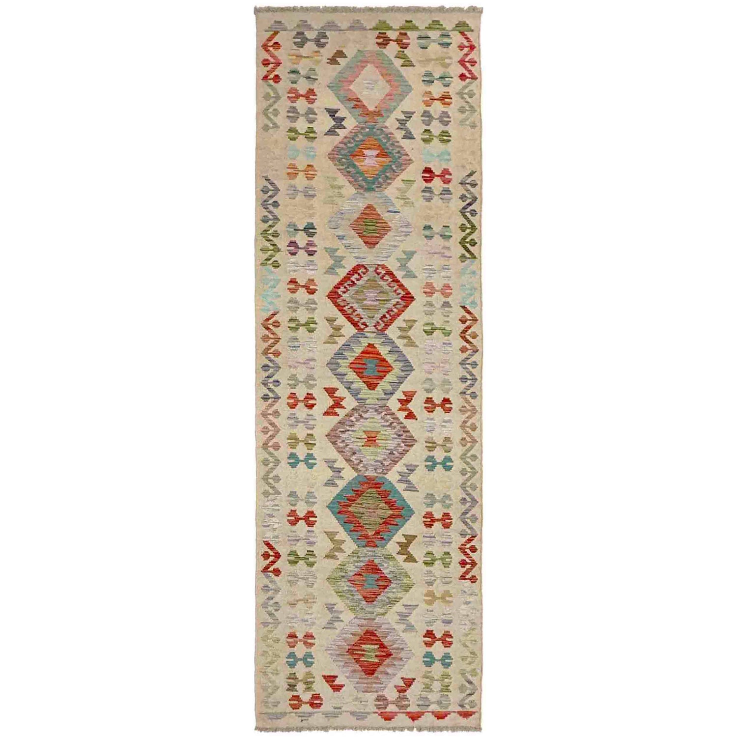 Vegetable Kilim Runner 2' 7" x 9' 8" (ft) - No. Y39107