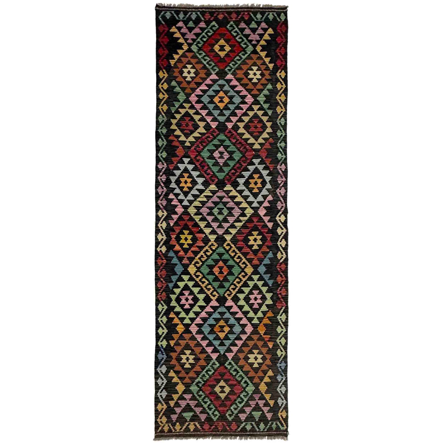 Vegetable Kelim Runner 2' 8" x 9' 9" (ft) - No. Y39108