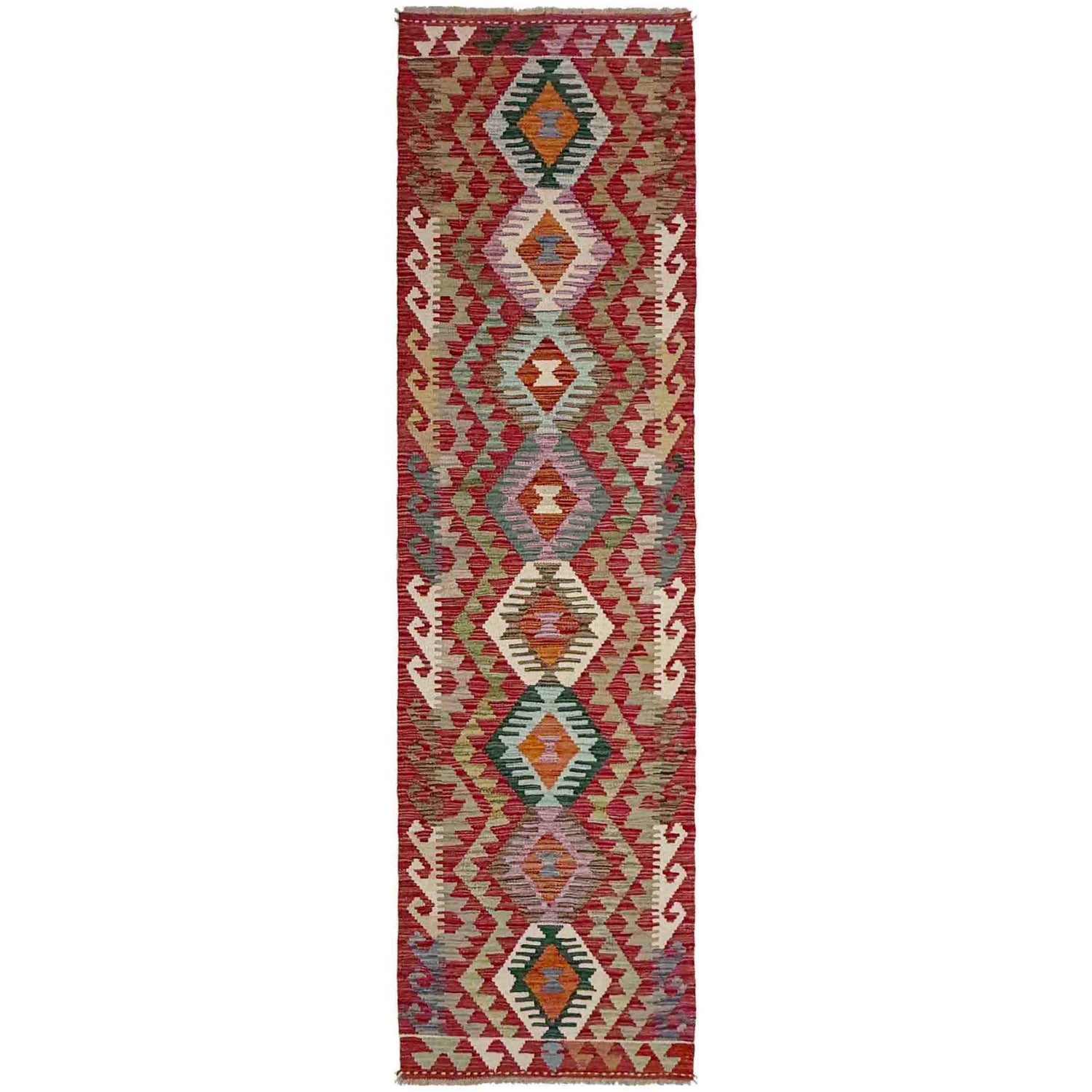 Vegetable Kelim Runner 2' 2" x 9' 6" (ft) - No. Y39117