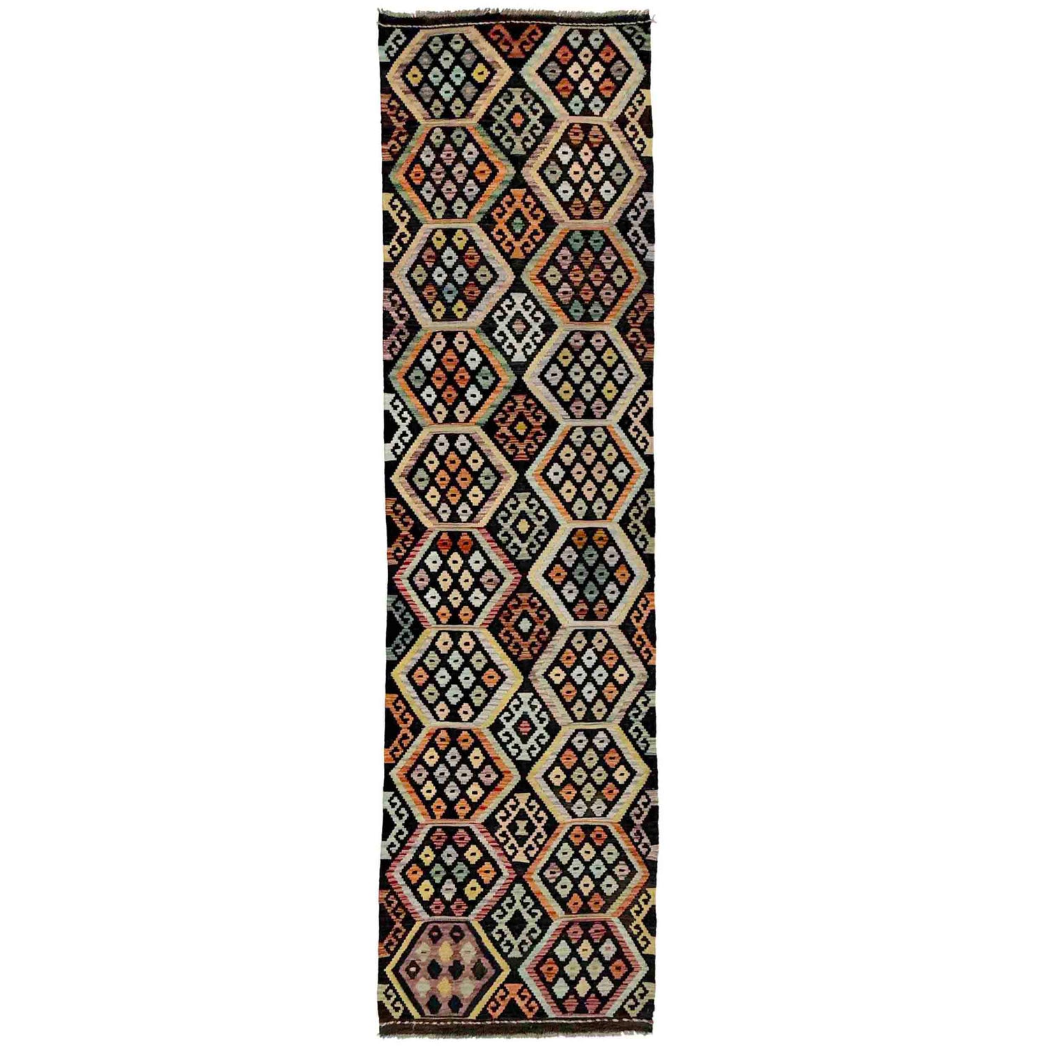 Vegetable Kelim Runner 2' 8" x 10' 1" (ft) - No. Y39121