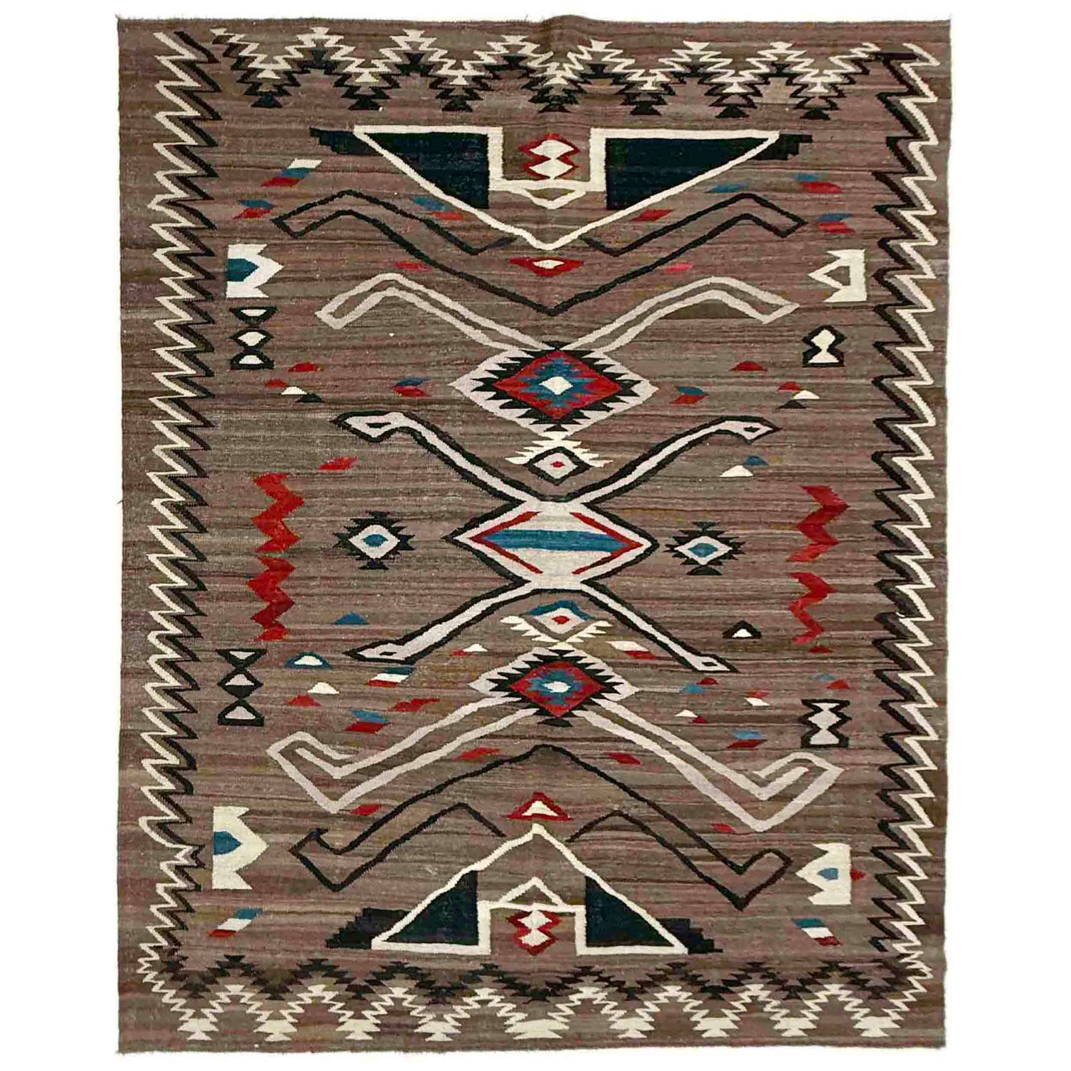Handmade Vegetable Kelim 6' 3" x 8' 8" (ft) - No. Y39129