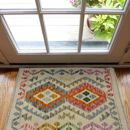 Handmade Vegetable Kilim 2' 3" x 3' 1" (ft) - No. Y39132