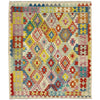 Handmade Vegetable Kilim 5' 1" x 6' 6" (ft) - No. Y39138