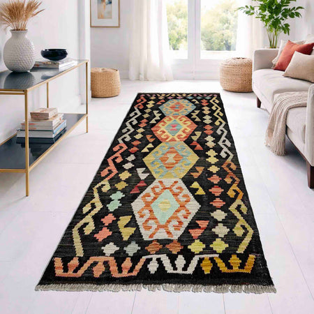 Vegetable Kilim Runner 2' 4" x 4' 7" (ft)- No. Y39143
