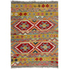 Handmade Vegetable Kilim 3' 4" x 4' 9" (ft) - No. Y39159