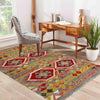 Handmade Vegetable Kilim 3' 4" x 4' 9" (ft) - No. Y39159