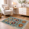 Handmade Vegetable Kilim 2' 7" x 4' 9" (ft) - No. Y39160