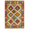 Handmade Vegetable Kilim 3' 4" x 4' 9" (ft) - No. Y39175