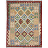 Handmade Vegetable Kilim 4' 0" x 5' 8" (ft) - No. Y39182