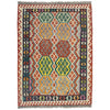 Handmade Vegetable Kelim 4' 2" x 5' 10" (ft) - No. Y39183