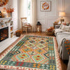Handmade Vegetable Kilim 4' 4" x 5' 11" (ft) - No. Y39185