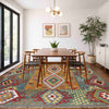 Handmade Vegetable Kelim 6' 2" x 7' 11" (ft) - No. Y39194