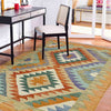 Handmade Vegetable Kelim 2' 6" x 4' 1" (ft) - No. Y39202