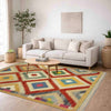 Handmade Vegetable Kilim 4' 11" x 6' 6" (ft) - No. Y39211