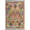Handmade Vegetable Kilim 3' 11" x 5' 10" (ft) - No. Y39214