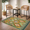 Handmade Vegetable Kilim 3' 3" x 5' 1" (ft) - No. Y39222