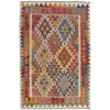 Handmade Vegetable Kelim 3' 5" x 4' 11" (ft) - No. Y39223