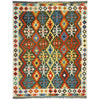 Handmade Vegetable Kilim 5' 1" x 6' 7" (ft) - No. Y39247