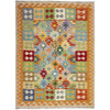 Handmade Vegetable Kilim 5' 0" x 6' 5" (ft) - No. Y39249