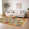 Handmade Vegetable Kilim 5' 0" x 6' 5" (ft) - No. Y39249