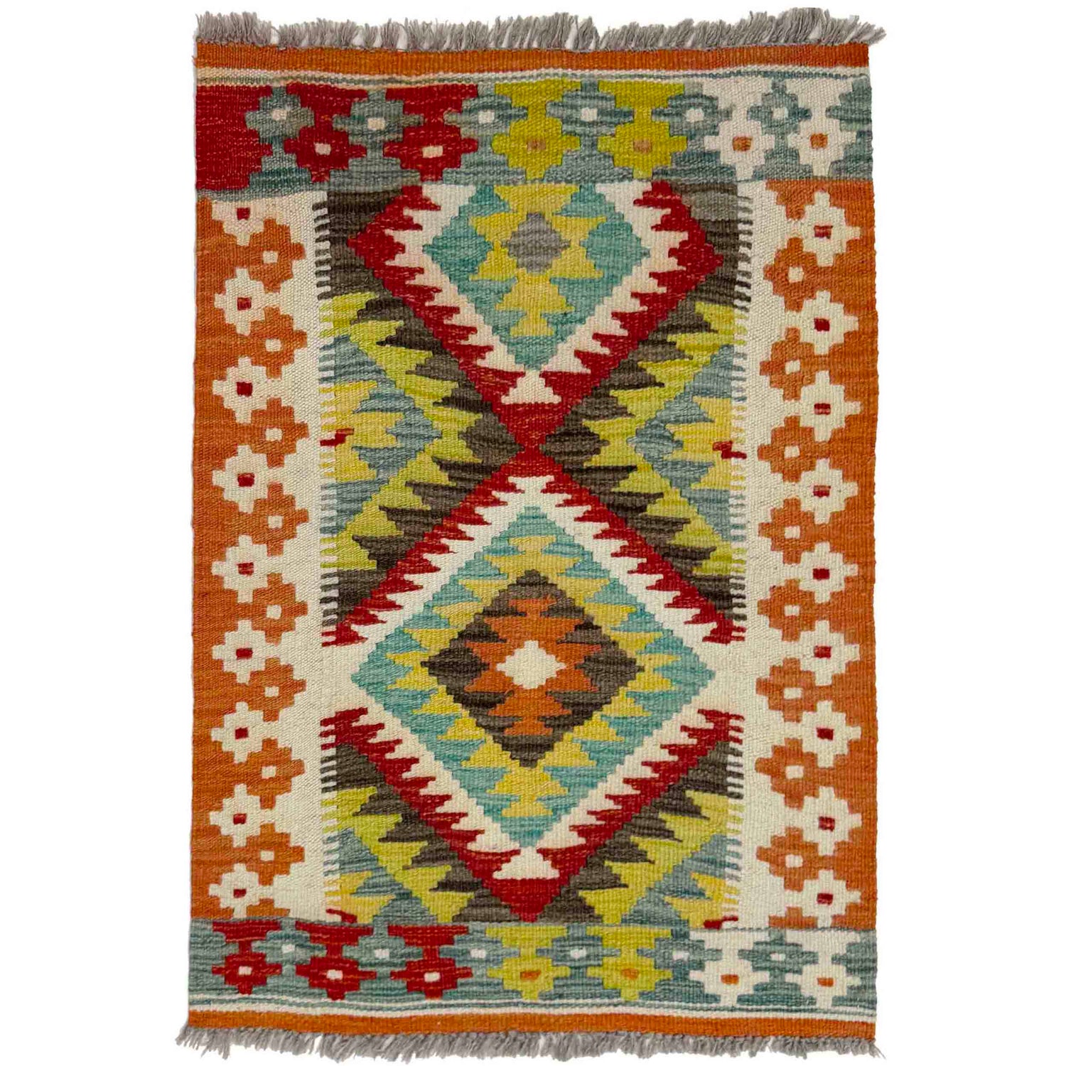 Handmade Vegetable Kelim 2' 0" x 2' 10" (ft) - No. Y39252