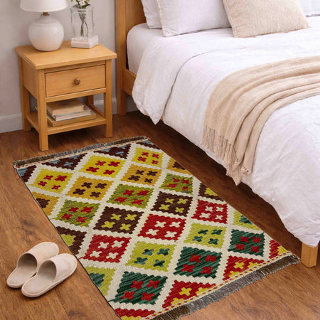 Handmade Vegetable Kelim 2' 1" x 2' 10" (ft) - No. Y39257