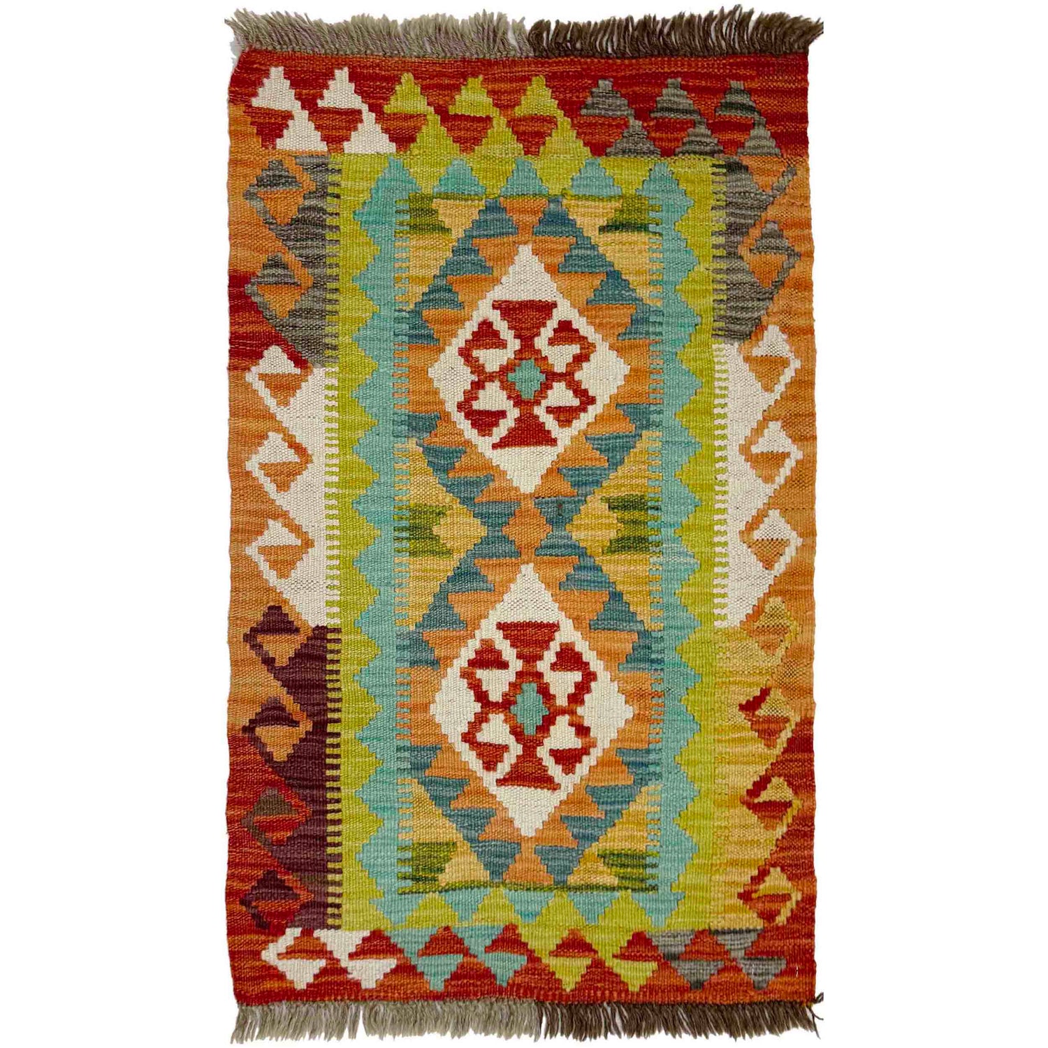Handmade Vegetable Kelim 2' 0" x 3' 1" (ft) - No. Y39259