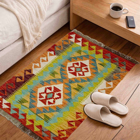 Handmade Vegetable Kelim 2' 0" x 3' 1" (ft) - No. Y39259