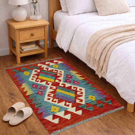 Handmade Vegetable Kelim 2' 0" x 2' 9" (ft) - No. Y39263