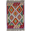 Handmade Vegetable Kilim 1' 11" x 3' 1" (ft) - No. Y39275