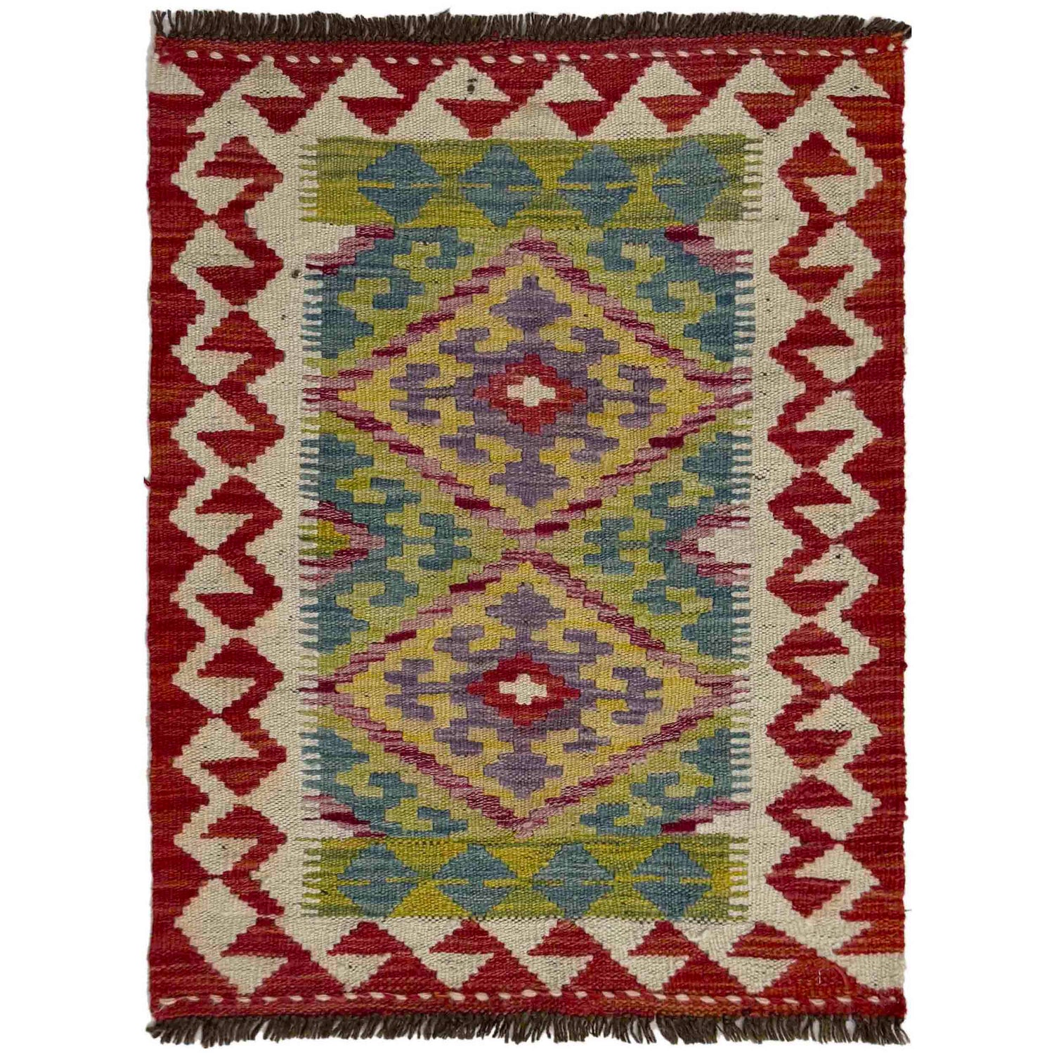 Handmade Vegetable Kelim 2' 0" x 2' 9" (ft) - No. Y39279