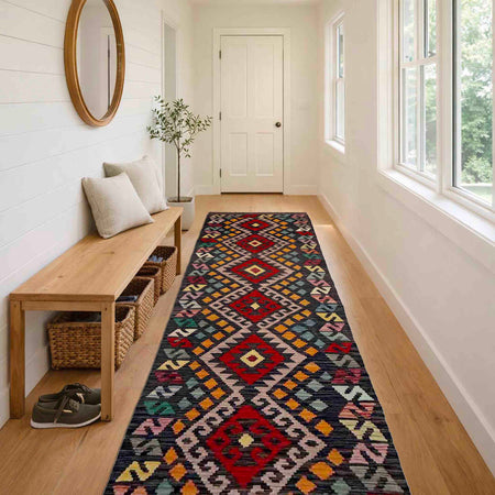 Vegetable Kelim Runner 2' 8" x 10' 2" (ft) - No. Y39281