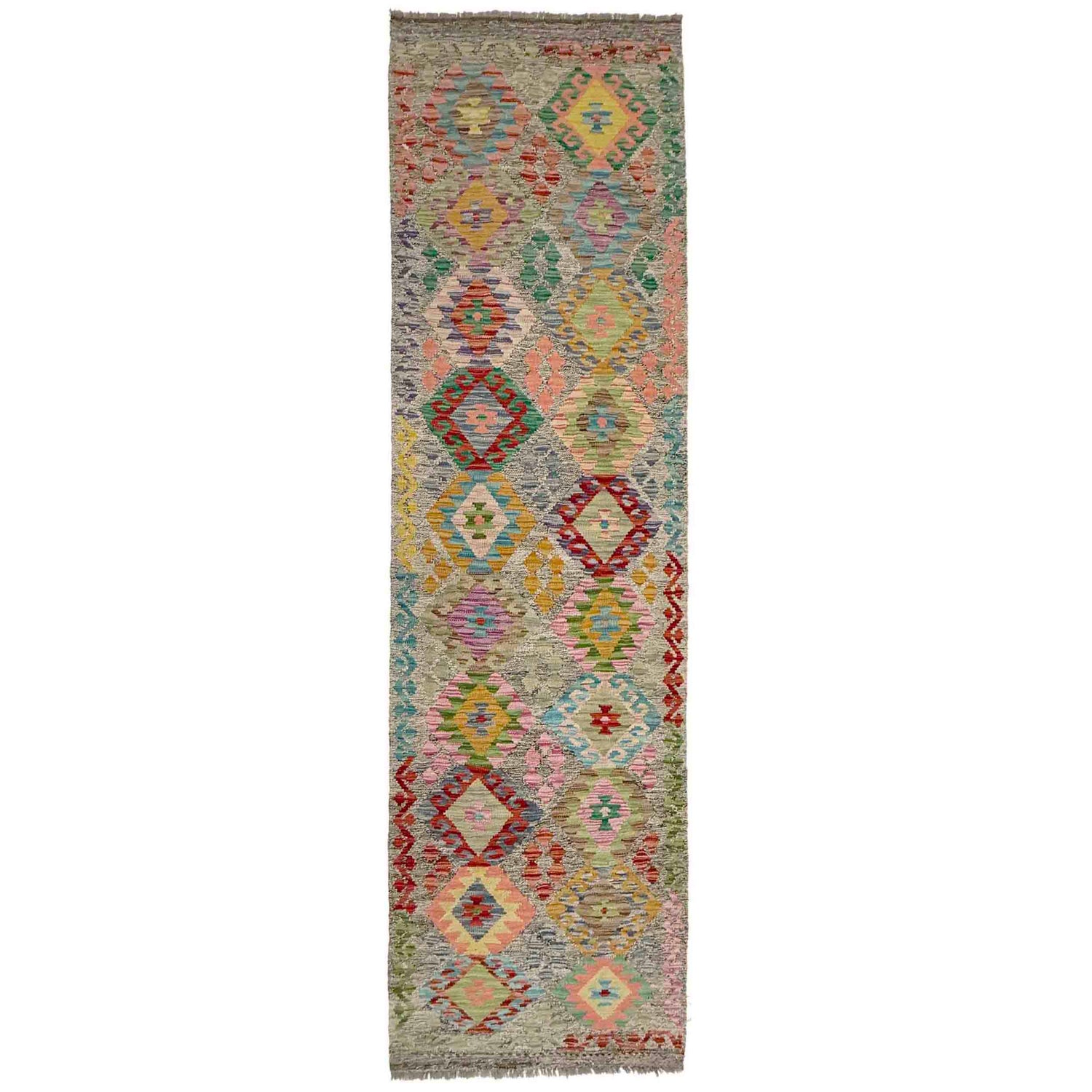 Vegetable Kelim Runner 2' 11" x 9' 11" (ft) - No. Y39282