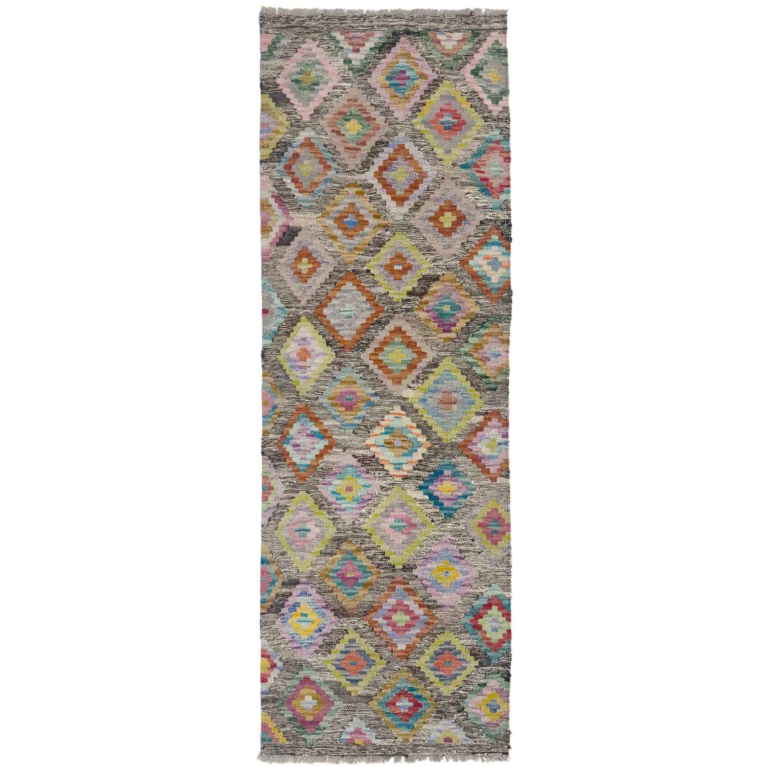 Vegetable Kilim Runner 2' 1" x 5' 10" (ft)- No. Y39284