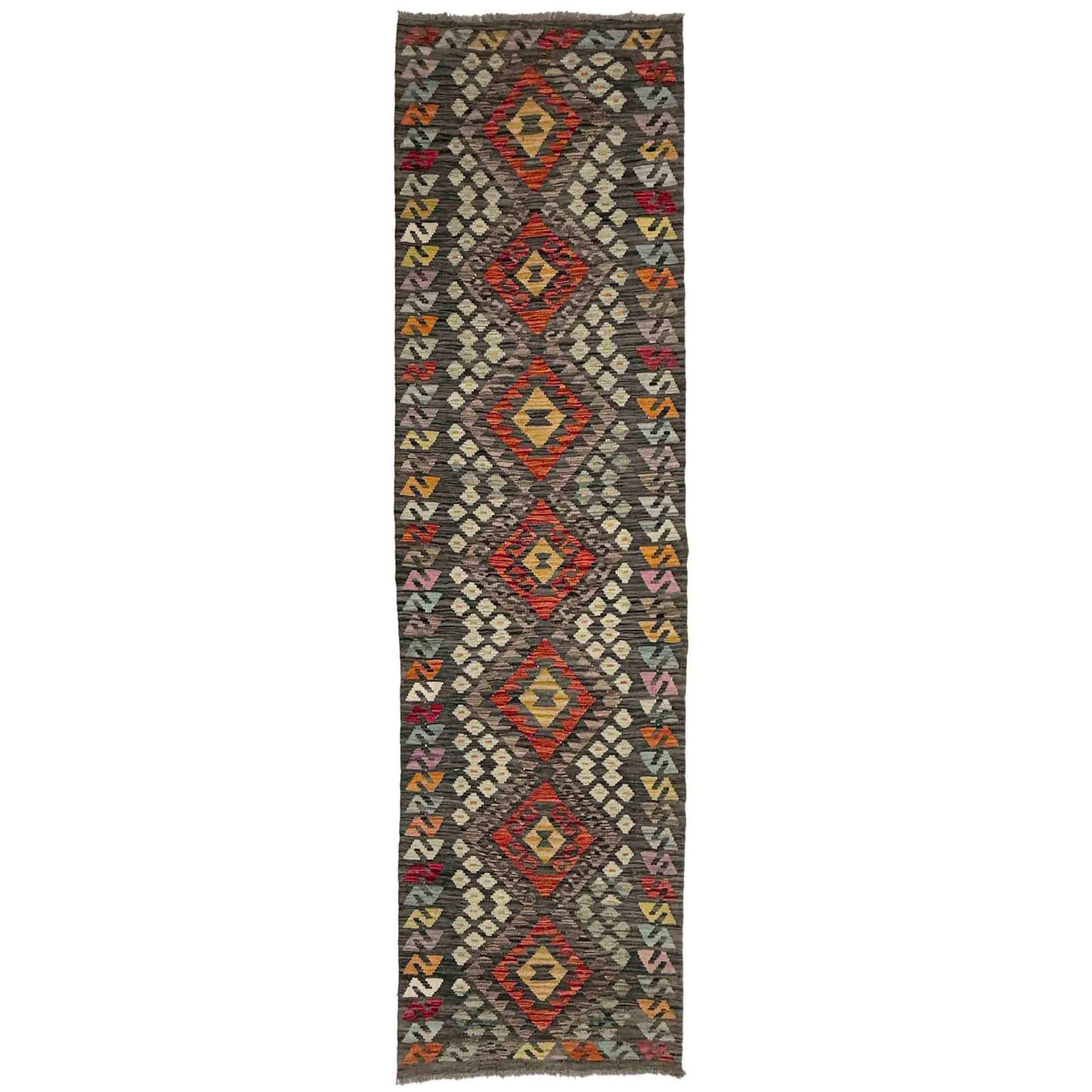 Vegetable Kilim Runner 2' 7" x 9' 9" (ft) - No. Y39285