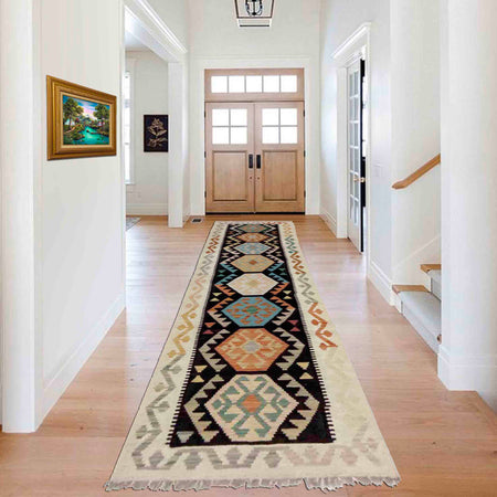 Vegetable Kilim Runner 2' 7" x 9' 10" (ft) - No. Y39289